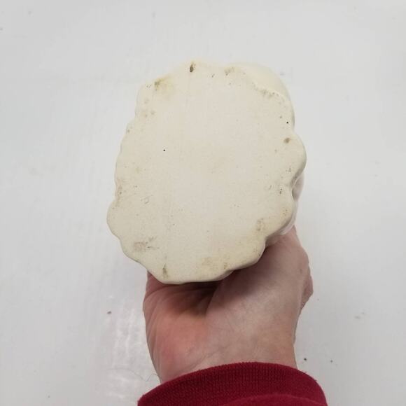 Vintage Victorian Lady Planter, Ceramic Succulent Holder, Holding Bowl, - Picture 4 of 5